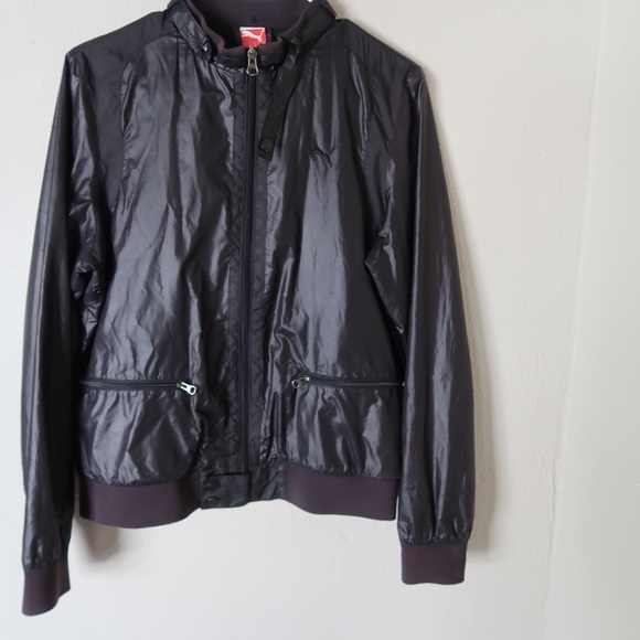 Puma black bomber jacket - Picture 1 of 8
